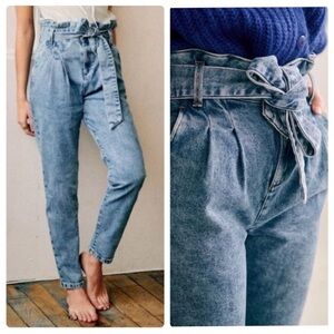 Sezane Austin denim trousers
